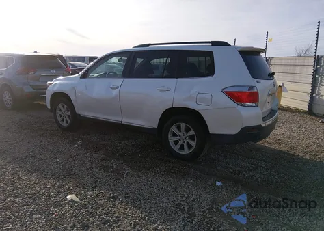 2013 Toyota Highlander Se V6 from USA, damaged, VIN 5TDZK3EHXDS111921